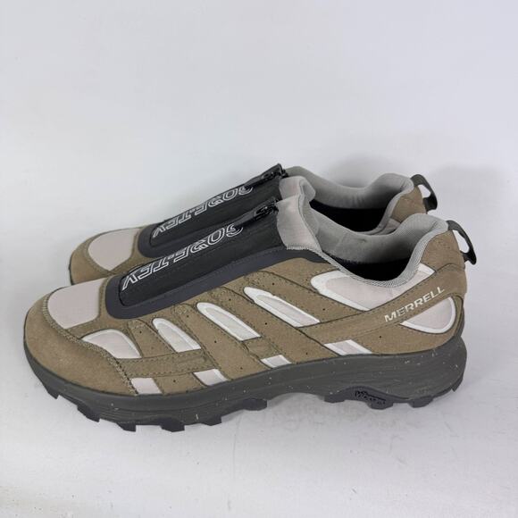Merrell Moab Hybrid Zip GORE-TEX 1TRL Sneaker Men's 14 Coyote Slip-On Round Toe - Picture 5 of 10